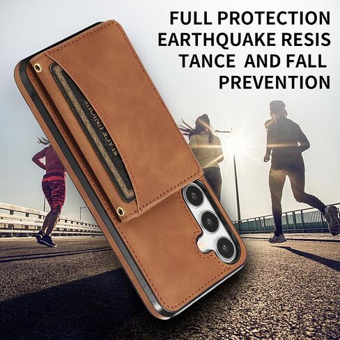 NKECXKJ Design for Galaxy S25 5G Wallet Case with Credit Card Holder Slot PU Leather Phone Cover Stand Kickstand Shockproof Protective Cell Accessories for Samsung S 25 Women Men Girls Purple in Saudi Arabia