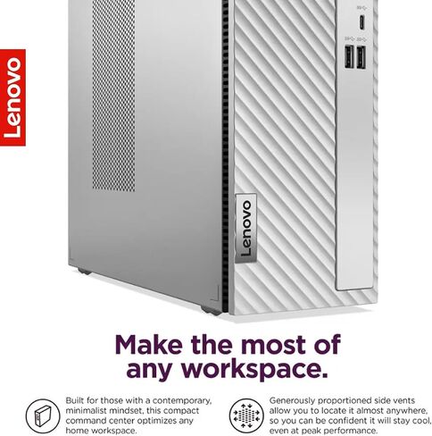 Lenovo ThinkCentre Neo 50T Business Desktop | Intel Core i7-12700K | 64GB RAM | 1TB SSD | 7-in-1 Card Reader | RJ45 | Windows 11 Pro | for Efficient Workspaces in Saudi Arabia