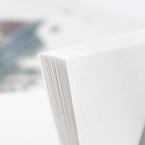 RGBMIX 9x12'' Water Color Paper Watercolor Pad Book, 140lb/300gsm, 30 Sheets, Fray-Free Pages Water Color Paper Blue in Kuwait