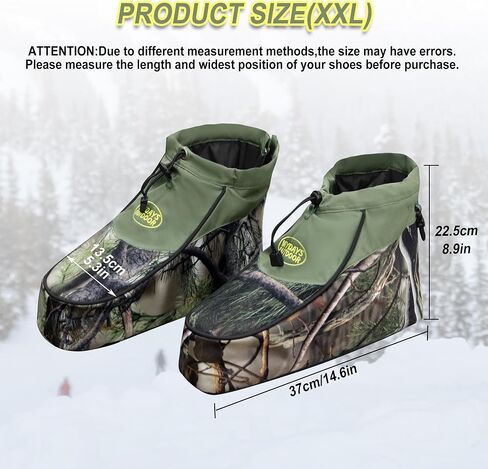 Insulated Boot Covers,Lightweight Boot Insulator for Hunting,Durable Boot Blanket Cover for Men Women,Waterproof Hunting Boot Cover for Cold Weather in Saudi Arabia