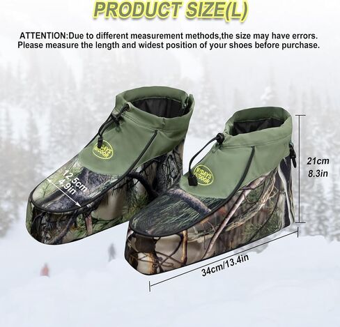 Insulated Boot Covers,Lightweight Boot Insulator for Hunting,Durable Boot Blanket Cover for Men Women,Waterproof Hunting Boot Cover for Cold Weather in Saudi Arabia