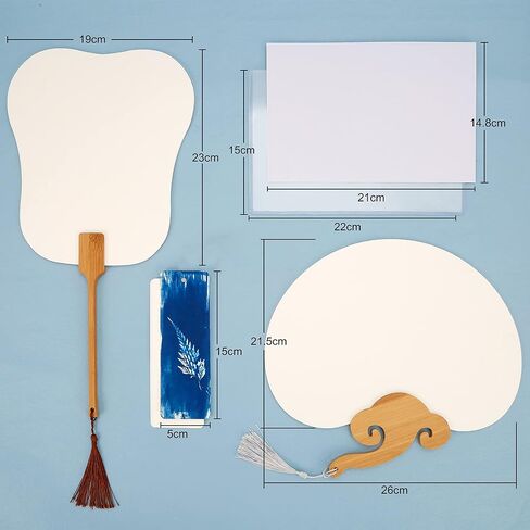 Cyanotype Kit Include 2 Component Sensitizer Set, 40 Sheets A5 Paper Brush Tools and Instructions Sun Print Nature Printing Kit for Photographic Blueprints DIY Arts Crafts Projects in Kuwait