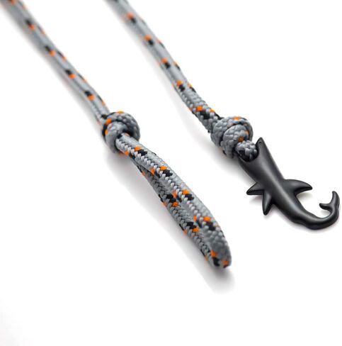 Fashion Plated Black Alloy Shark Tail Hook Colorful Rope Link Bracelet in Saudi Arabia