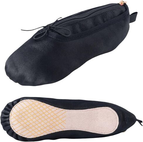 Ballet Dance Shoe Makeup Bag For Little Girls, Ballerina Slipper Makeup Pouch Bag, Ballet Pointe Shoes Gifts (1, pink) in Saudi Arabia