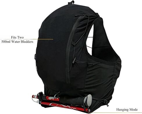 Outdoor Hydration Vest Backpack, Lightweight Runner Pack for Men & Women Running, Trail, Race, Marathon, Hiking in Saudi Arabia