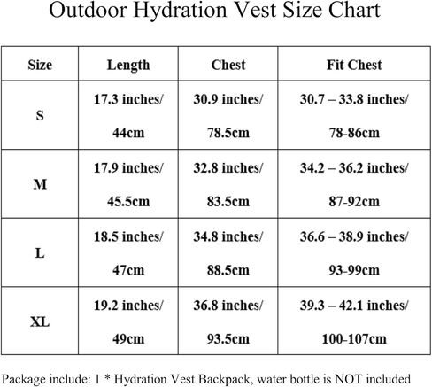 Outdoor Hydration Vest Backpack, Lightweight Runner Pack for Men & Women Running, Trail, Race, Marathon, Hiking in Saudi Arabia
