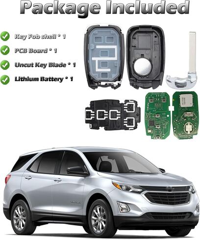 Smart Key for Chevrolet, Alliskeys 5-Button Proximity Key Fob Replacement for Chevy Equinox 2017-2021 HYQ4AA/HYQ4AS in Saudi Arabia