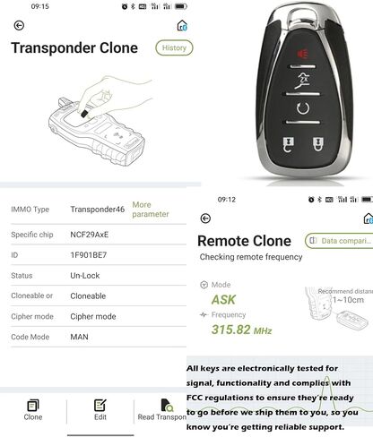 Smart Key for Chevrolet, Alliskeys 5-Button Proximity Key Fob Replacement for Chevy Equinox 2017-2021 HYQ4AA/HYQ4AS in Saudi Arabia