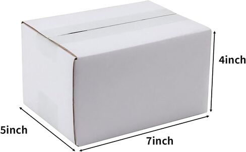 Hoikwo 9x7x5 Shipping Boxes Set of 30, White Corrugated Cardboard Box for Small Business for Packaging Mailing in Saudi Arabia