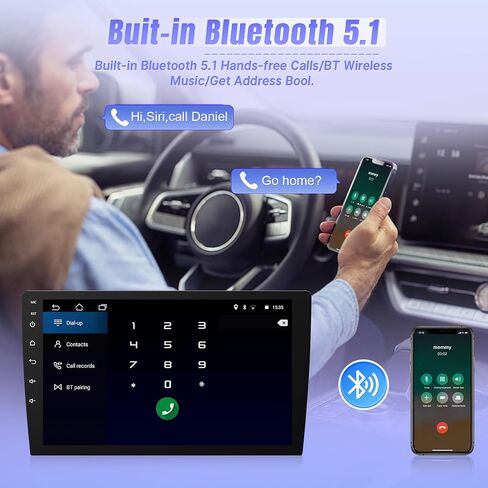 Stereo Stereo Radio Car Leadfan لشيفروليه سيلفرادو 2007-2013 Tahoe GMC Sierra Yukon Buick مع Carplay Android Auto ، شاشة تعمل باللمس 10.1 بوصة لراديو GPS GPS Sciving Bluetooth AHD in Kuwait