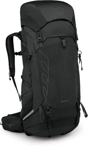OSPREY TALON 44L MEN للرجال حقيبة ظهر للمشي لمسافات طويلة مع Hipbelt ، Black/Coal Gray ، L/XL in Kuwait