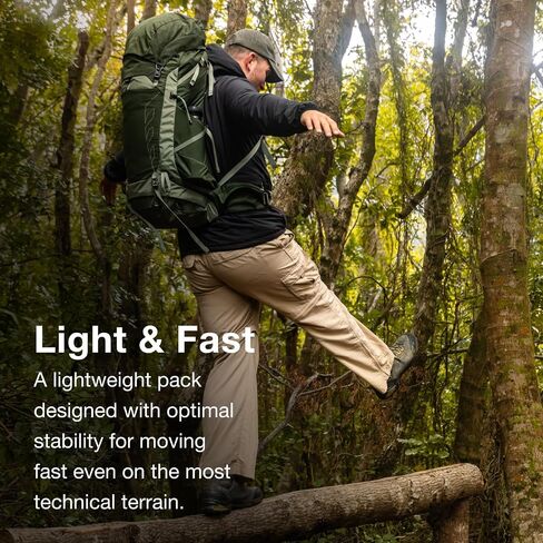 Osprey Talon 44L Men's Lightweight Hiking Backpack with Hipbelt, Black/Coal Grey, L/XL in Saudi Arabia