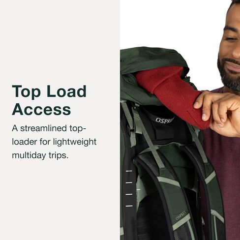 Osprey Talon 44L Men's Lightweight Hiking Backpack with Hipbelt, Black/Coal Grey, L/XL in Saudi Arabia