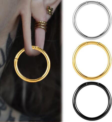 Vankula 2pcs Simple Style Hypoallergenic 316 Stainless Steel Ear Hangers Weight Ear Gauges Piercing Plug Pair Selling 2g 0g Body Jewelry in Saudi Arabia