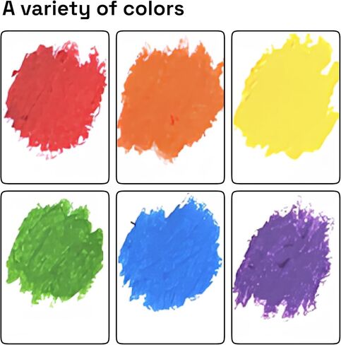 ARTISTRO 100% Washable Tempera Paint Sticks for Kids - 36 Non-toxic Paint Markers for Kids - Color Sticks with Twist Design, Coloring Pages Included in Kuwait