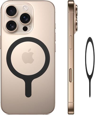 4 Pack for MagSafe Sticker 360,Universal Ring Wireless Charger Conversion Kit for iPhone iPad Samsung and More Smartphone,Universal Ring for Phone Case - Black(The Mag-Safe Sticker No Magnets) in Kuwait