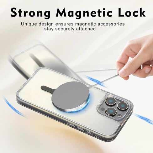 4 Pack for MagSafe Sticker 360,Universal Ring Wireless Charger Conversion Kit for iPhone iPad Samsung and More Smartphone,Universal Ring for Phone Case - Black(The Mag-Safe Sticker No Magnets) in Kuwait