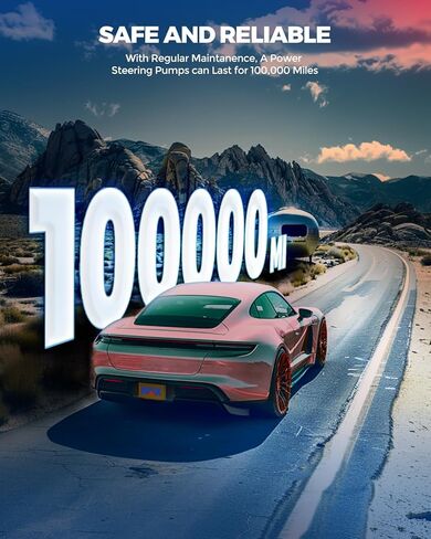 KAX Power Steering Pump Fit for 2006-2011 ML350, 2007-2009 E350; S550, 2007-2012 GL450, 2006-2009 R350, Power Assist Pump Replace # 21-120, 0054662201 in Kuwait