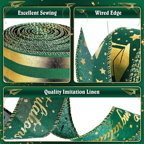 3 لفة فئة من 2025 تخرج شريط التخرج 1.5 بوصة تخرج الحفلات تهانينا خريج الشريط البرونز السلكية شرائط الحافة السلك in Kuwait