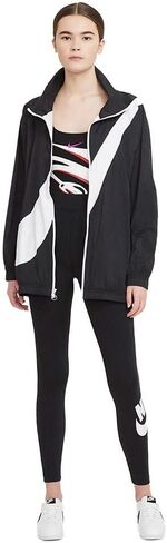 Nike Sportswear Essential Women's High-Waisted Leggings XS (Black/White) in Saudi Arabia