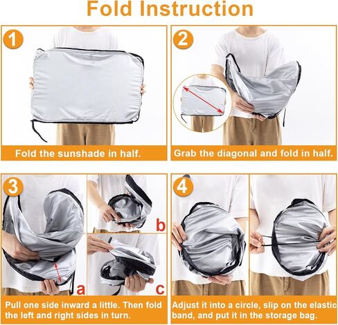 مظلة شمس للزجاج الأمامي الفاخر لـ 2019-2024 2025 دودج رام 1500، مادة عاكسة 310T للنافذة الأمامية حاجب للشمس كتل الأشعة فوق البنفسجية مظلة قابلة للطي in Kuwait