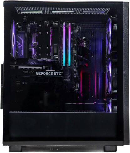 Cost Plus Gaming M1 Flow - PC -Tier Gaming PC - AMD Ryzen 5 5500 4.2GHz Boost ، RTX 3050 ، 500GB NVME SSD ، 16GB DDR4-3200 ، 600W+ GOLD PSU ، WIFI ، Windows 11 Home 64 bit (5500 | RTX 3050) in Kuwait