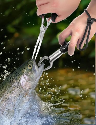 Fishing Gear Fishing Plier for Saltwater/Freshwater Stainless Steel Fishing Tool Kit for Men/Angler/Fisherman/Dad/Grandpa in Saudi Arabia