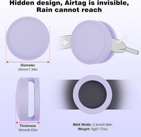 [4 Pack] AirTag Holder for Kids Shoelaces, Hidden Wear Resistant Silicone Air Tags Case Cover for Children Shoes Shoestring Accessories for Toddler Child(Black,Dark Blue,Pink,White) in Saudi Arabia