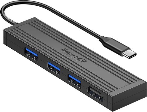 4-Port USB 3.0 HUB DATA ULTRA-SHIN ، ميناء منفذ USB عالي السرعة للكمبيوتر المحمول ، MacBook ، IMAC ، Surface Pro ، XPS ، محركات الأقراص على محرك الأقراص الصلبة المتنقلة ، الطابعات ، وأكثر من ذلك (محور USB النحيف-4 أقدام) in Kuwait