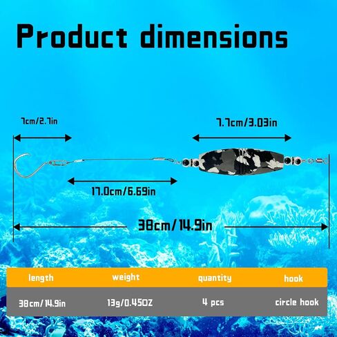 4pcs Catfish Rig Floats Kit, EVA Foam Peg Floats Bait Rigs Fishing Bobbers Floats Fishing Corks Catfish Lures High-Carbon Circle Hooks and Crane Swivel for Catfishing Tackle Combo in Saudi Arabia