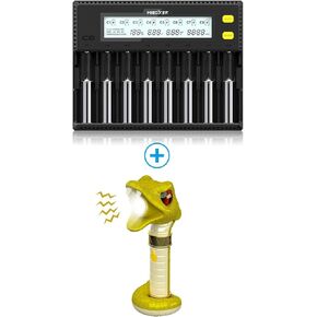 Battery Charger & Snake Flashlight Rechargeable