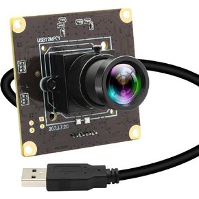 12MP USB Camera Module 4K 120fps High Speed Golf Swing Camera with 25mm Narrow Field of View M12 Lens Low Illumination Industrial Lightburn Embedded for Linux Windows Mac OS