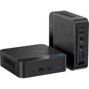 N150 Mini PC Intel 13th Twin Lake N150(Up to 3.6GHz), 16GB DDR4 500GB SSD, Computer Support 4K Dual HDMI Display/WiFi5/BT5.0/USB3.2/WOL Home/Office