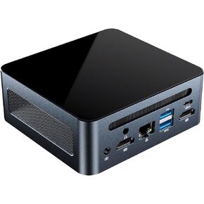 MN55 MINI PC AMD RYZEN 5 5500U (6C / 12T ، حتى 4.0 جيجاهرتز) ، كمبيوتر سطح المكتب MINI 16GB DDR4-3200M RAM 512GB PCIE SSD ، SMITE MICRO Desktop PC WIFI6 / BT5