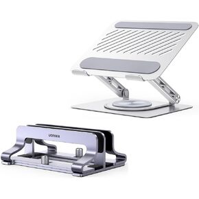 UGREEN Vertical Laptop Stand Holder Desk Bundle with Laptop Stand