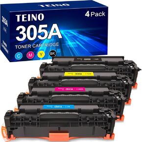 305A Toner Replacement for HP 305A Toner Cartridge 4-piece Combo Pack Compatible for HP Laserjet Pro 400 Toner Cartridges Color M451dn M451nw M451dw M475dn M475dw M351A Laserje Pro 300 MFP M375nw 305X