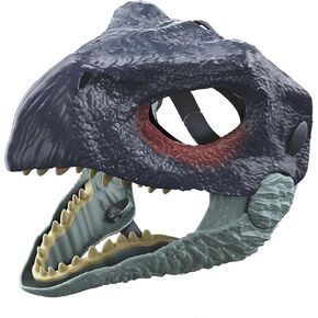 Dino Mask Moving Jaw Dinosaur Mask Halloween Animal Costumes Party Latex Mask for Costume Party Christmas Halloween