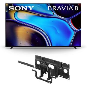 Sony 65 Inch OLED 4K Ultra HD TV BRAVIA 8 Smart Google TV (K-65XR80) Ultra-Slim TV Wall Mount Bracket for Select BRAVIA TV's (SU-WL905)