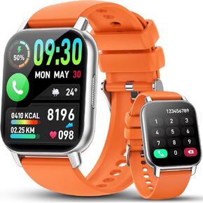 Smart Watch(Answer/Make Calls), 1.91" Smartwatch for Men Women DIY Dial Built-in, Fitness Tracker with Heart Rate Sleep Monitor, 112+ Sports Modes, IP68 Waterproof Activity Tracker for Android iOS
