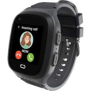 4G Kids Smart Watch for Boys with GPS Tracker SIM Card Location Cell Phone SOS Calling Waterproof Voice Chat Alarm Clock for Ages 5-12 Kids Birthday Gifts(Blue)
