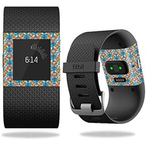 MightySkins Skin Compatible with Fitbit Surge Cover Skins Sticker Watch Sunset Flowers