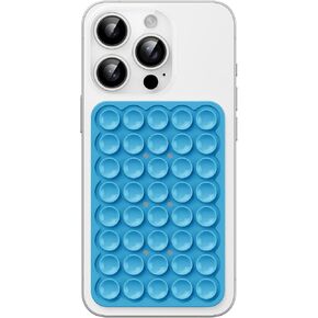 UIO Silicone Suction Cup Phone Case Mount Double Sided, Sticky Phone Grip with Higher Suction Power for Cell Phone, Hands-Free Phone Accessories Holder for Selfies and Videos, Light Pink