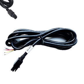 CompuPort 4-Pin Boot Molex DC Power Cable, GPIO AWG22 Tips, and 6.1feet Shielded Cable Designed for Cellular Modems, and CAN Bus