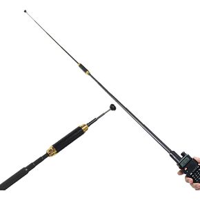 Telescopic Rust-Proof Antenna, Dual-Band 144/430MHz SMA - Female Handheld Antenna, 31.5", it is Compatible with Kenwood and Compatible with baofeng UV-5R Radio and no Signal Two-Way Radio