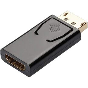 DP to HDMI Adapter V1.1 10.2 Gbps Displayport Male to HDMI Female Connector 1.1 Converter DP2HDMI for HP or DELL etc Windows Laptop PC