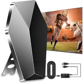 2025 Digital Antenna for TV Indoor, 1600+ Miles Range -Smart Antenna Strongest Amplifier Best Rated - Outdoor Signal Booster Support 8K 4K 1080p All TVs Local Channels- 36ft HDTV Cable