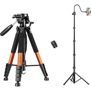 Camera Tripod and Gooseneck Phone Tripod