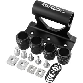 Muqzi Thru Axle Fork يتصاعد ، متوافق مع الدراجات الجبلية 20x100mm/20x110mm ، الأسود