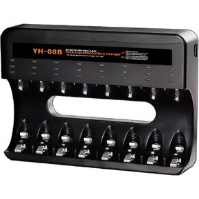 Wavypo AA AAA Battery Charger (8 Bay)