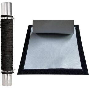 SoloWilder Hot Tent Stove Jack Fireproof Chimney Webbing with 2 Clamps